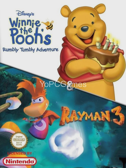 disney's winnie the pooh's rumbly tumbly adventure / rayman 3 cover