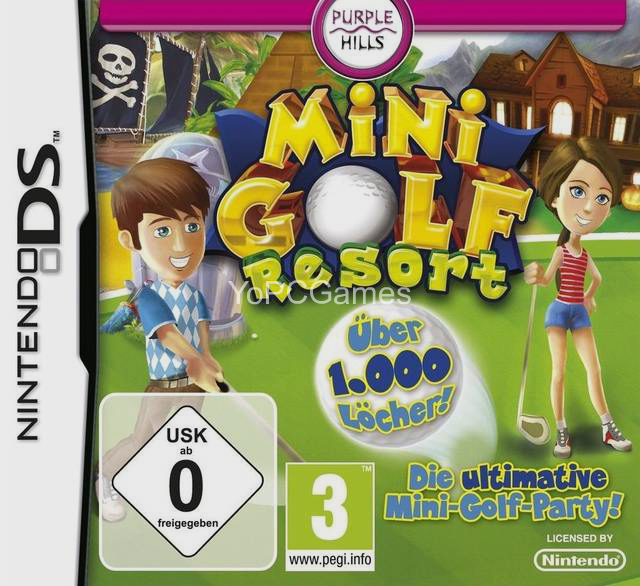 mini golf resort ds poster